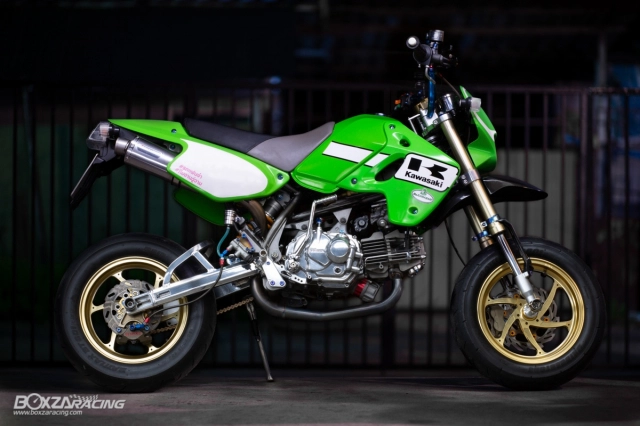 Kawasaki ksr 110 đô quai vât xanh vơi đôi chân không lô đây kinh di - 12