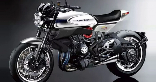 Kawasaki new mach trang bị động cơ siêu nạp 650cc lộ diện thiết kế - 1