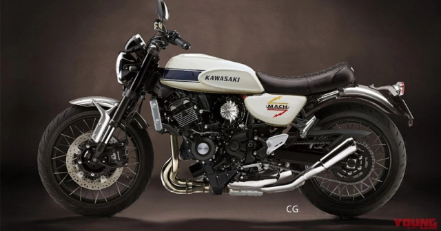 Kawasaki new mach trang bị động cơ siêu nạp 650cc lộ diện thiết kế - 4