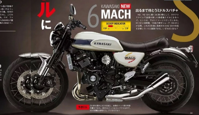 Kawasaki new mach trang bị động cơ siêu nạp 650cc lộ diện thiết kế - 6