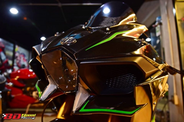 Kawasaki ninja h2 vẻ đẹp khởi tạo từ siêu phẩm superbike - 3
