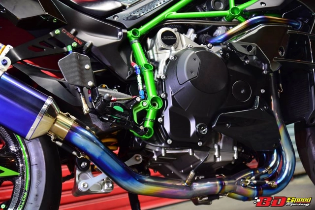 Kawasaki ninja h2 vẻ đẹp khởi tạo từ siêu phẩm superbike - 11