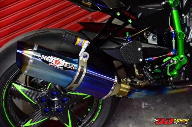 Kawasaki ninja h2 vẻ đẹp khởi tạo từ siêu phẩm superbike - 15