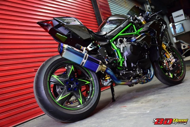 Kawasaki ninja h2 vẻ đẹp khởi tạo từ siêu phẩm superbike - 17