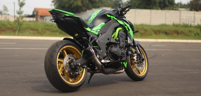 Kawasaki z1000 sặc sỡ với phong cách đại bàng xuống núi - 7