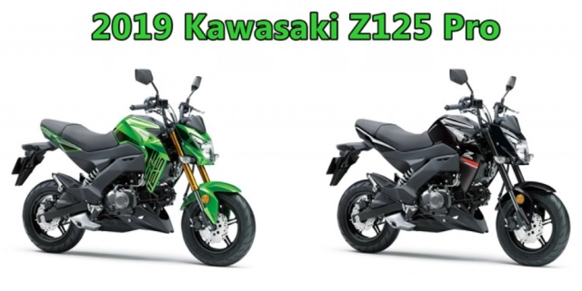 Kawasaki z125 pro 2019 ra mắt với phiên bản tem mới đầy cá tính - 1