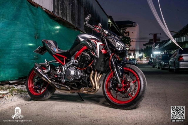 Kawasaki z900 độ lôi cuốn trong diện mạo tăm tối - 10