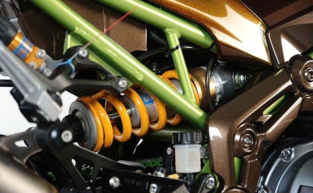 Kawasaki z900 độ tông màu lạ cùng dàn đồ chơi siêu khủng - 7