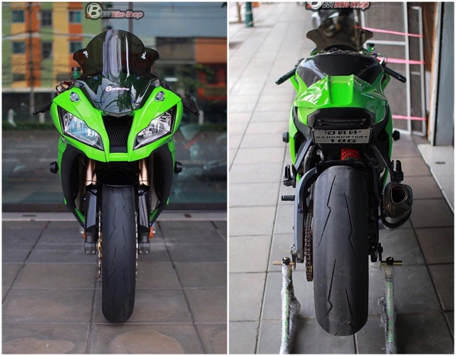 Kawasaki zx-10r sặc sỡ với gói trang bị hàng hiệu - 4