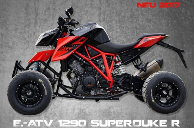 Ktm 1290 super duke quad - quái thú 4 bánh tuyệt đỉnh đến từ e-atv - 1