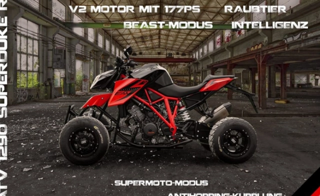 Ktm 1290 super duke quad - quái thú 4 bánh tuyệt đỉnh đến từ e-atv - 6