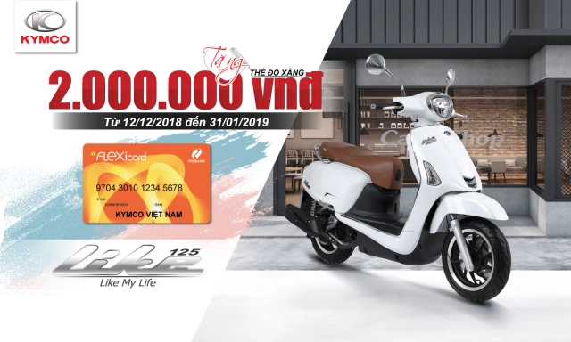 Kymco like 125 abs với chương trình sang chảnh cùng like - tiền xăng chẳng ngại - 2