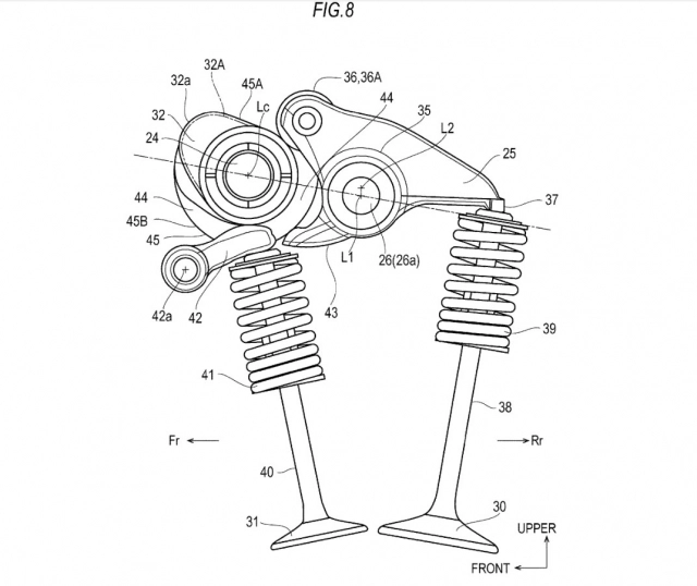 Lộ diện bảng vẽ động cơ sohc thiết kế như dohc hoàn toàn mới của suzuki - 2