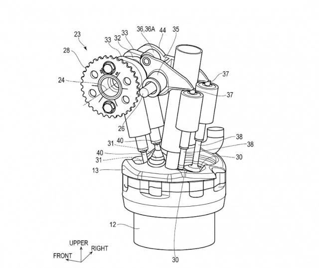 Lộ diện bảng vẽ động cơ sohc thiết kế như dohc hoàn toàn mới của suzuki - 6