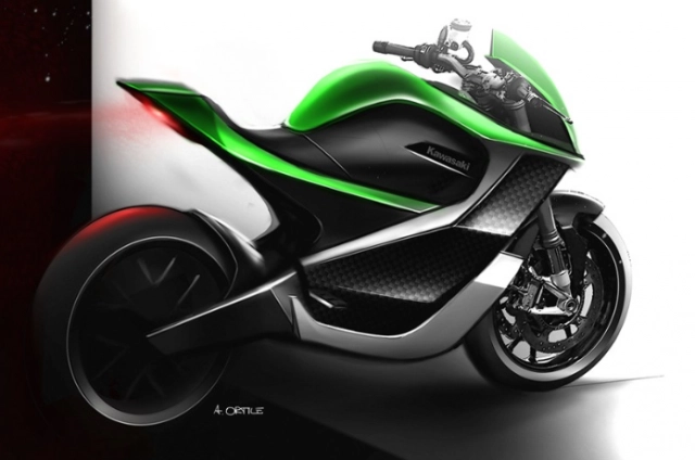 Lộ diện hình ảnh mới nhất của mẫu xe điện kawasaki ninja ultra - 5