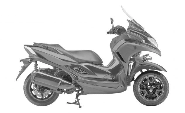 Lộ diện yamaha 3ct - xe tay ga ba bánh 300cc dự kiến sẽ ra mắt trong năm 2019 - 4