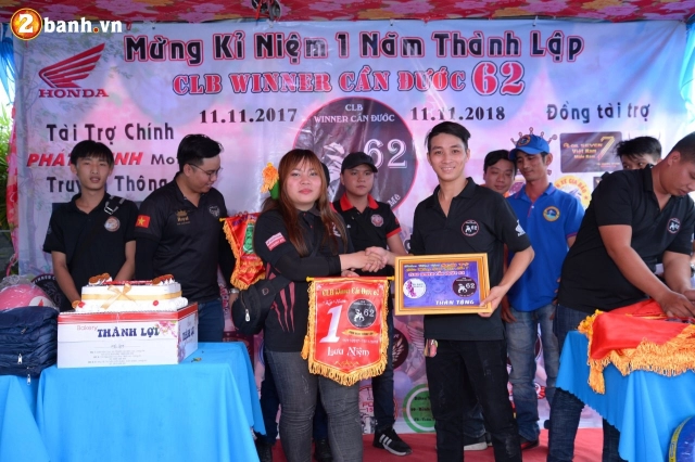 Mừng kỉ niệm 1 năm thành lập clb winner cần đước 62 - 6