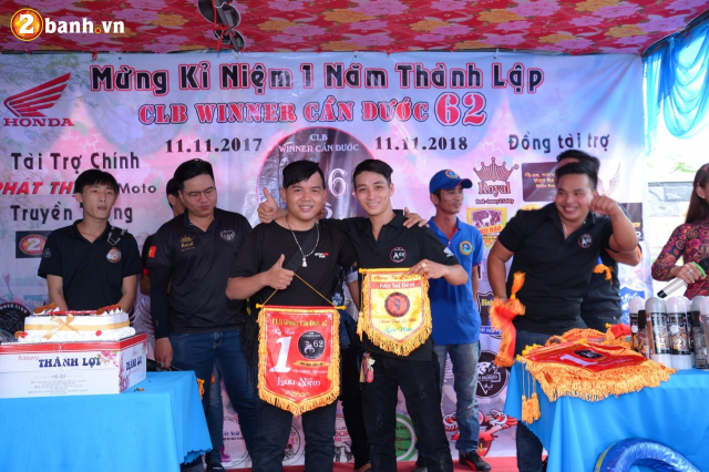 Mừng kỉ niệm 1 năm thành lập clb winner cần đước 62 - 7