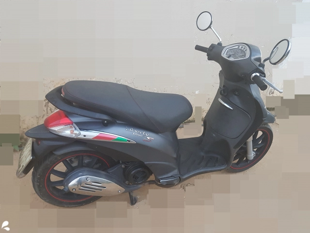 Piaggio liberty 3v ie 2013 màu xám ghi sầnbs 92c - 1