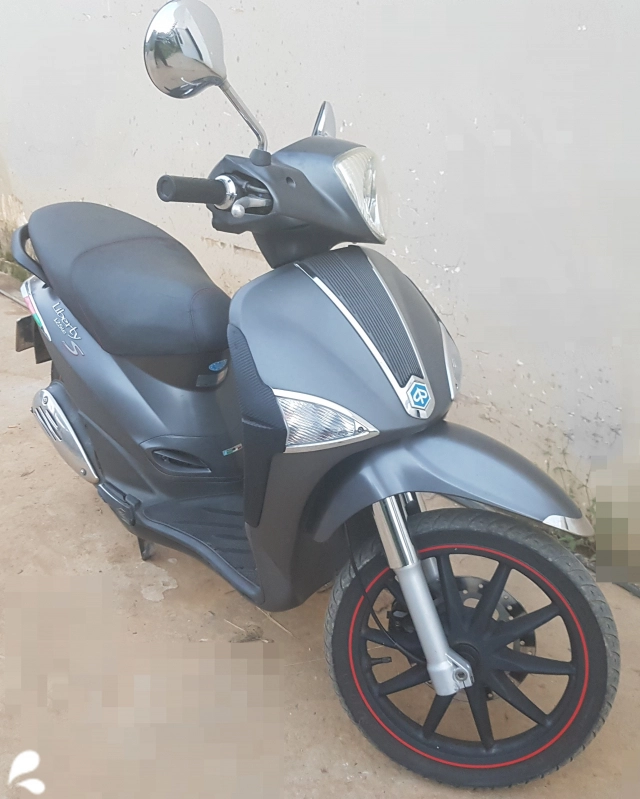 Piaggio liberty 3v ie 2013 màu xám ghi sầnbs 92c - 3