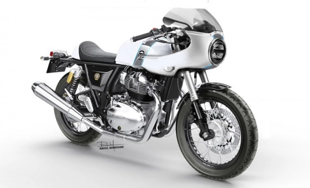 Royal enfield continental gt 650 - cafe racer edition concept chính thức xuất hiện - 1