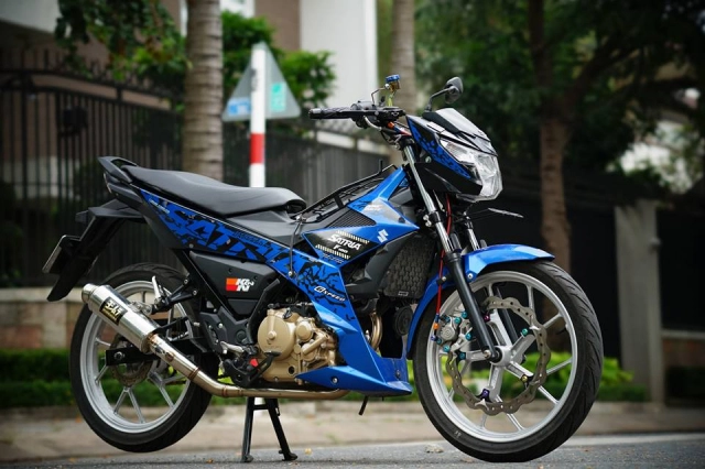 Satria 150 dọn full option với hàng loạt đồ chơi chất lượng - 1