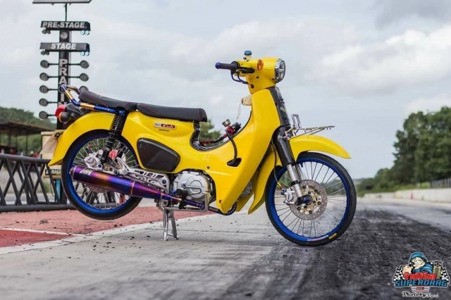 Siêu phẩm super cub độ dàn chân khiến dân mạng đứng hình - 8