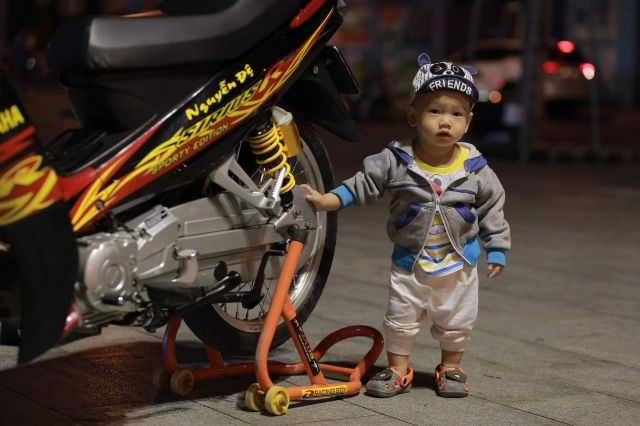 Sirius 110 độ dàn chân bén như lưỡi lam của biker bạc liêu - 8