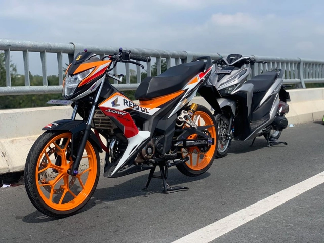 Sonic 150 bản repsol đã hiếm còn sở hữu nhiều đồ chơi đỉnh - 8