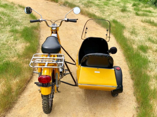 Super cub độ phiên bản sidecar cực chất của công dân nước mỹ - 9