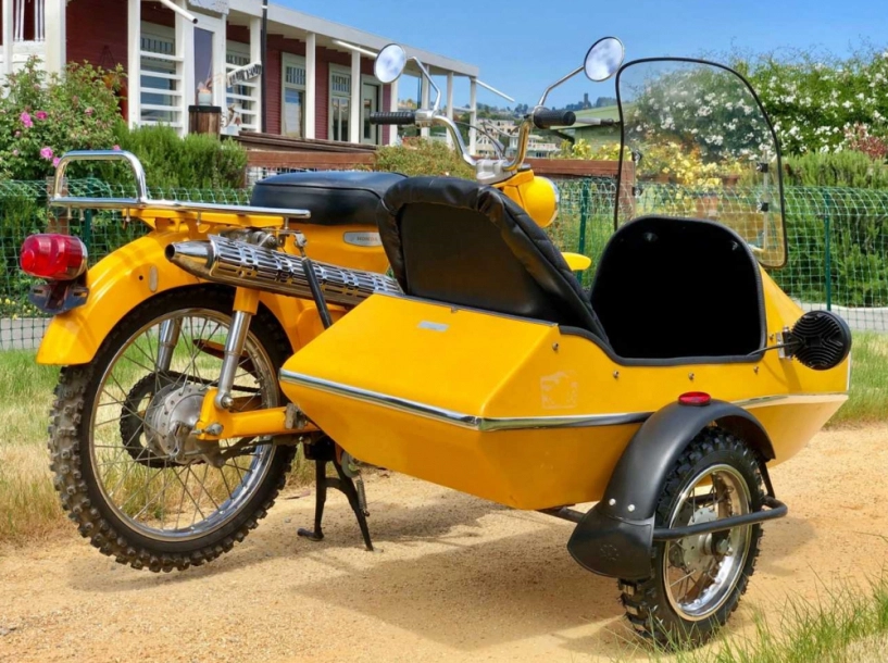 Super cub độ phiên bản sidecar cực chất của công dân nước mỹ - 10