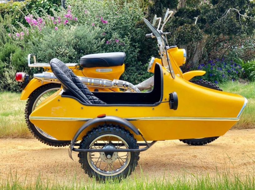 Super cub độ phiên bản sidecar cực chất của công dân nước mỹ - 11