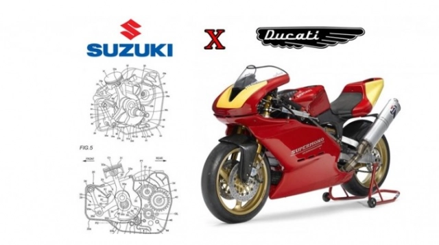 Suzuki tiết lộ bảng thiết kế động cơ mới dựa trên công nghệ của ducati sport năm 90 - 1