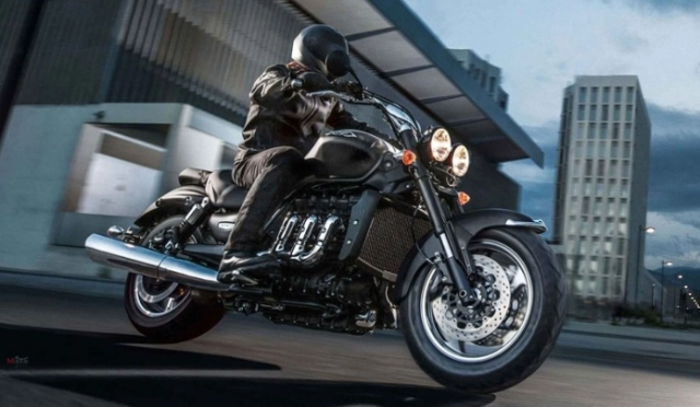 Triumph rocket iii cruiser trang bị động cơ 3 xi-lanh dự kiến sẽ được ra mắt vào năm 2019 - 4