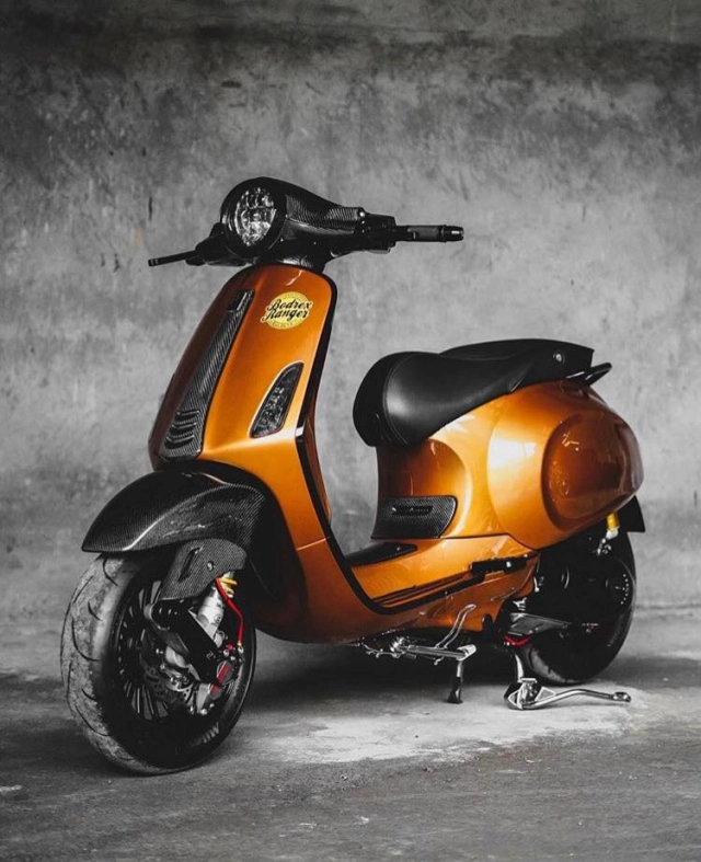 Vespa primavera dọn cực chất tại thiên đường xe độ - 3