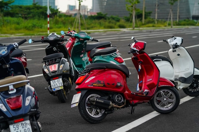 Vespa sprint đậm chất dân chơi với dàn chân ohlins đầy lung linh - 1