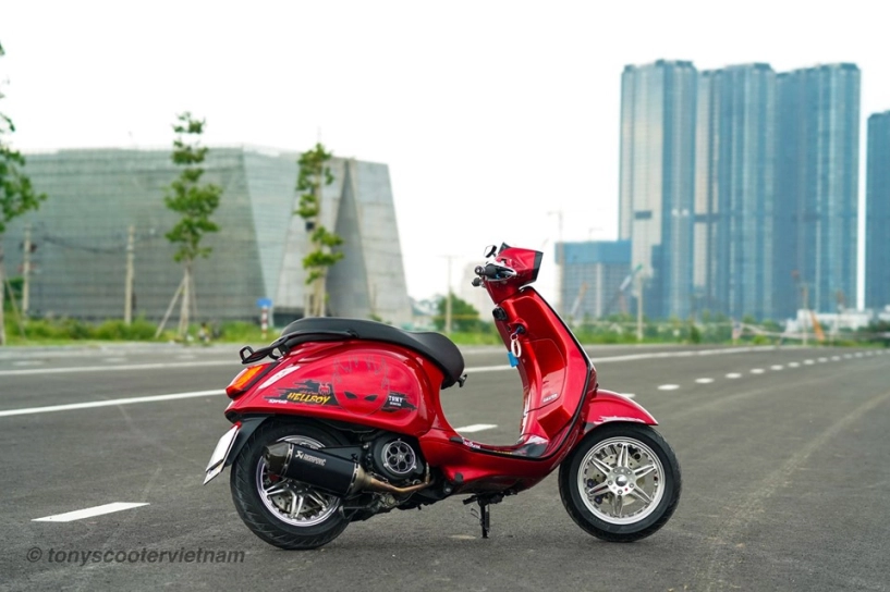 Vespa sprint đậm chất dân chơi với dàn chân ohlins đầy lung linh - 9