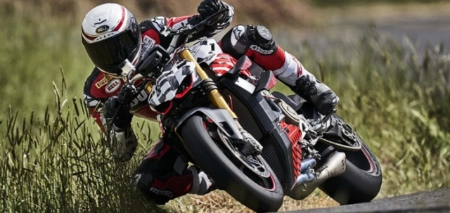 video ducati streetfighter v4 bộc lộ sức mạnh trước cuộc đua pikes peak 2019 - 3