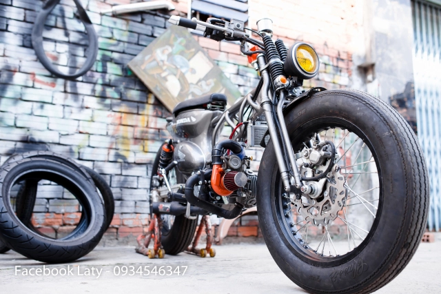 Xe cub độ máy moto siêu nạp - 28