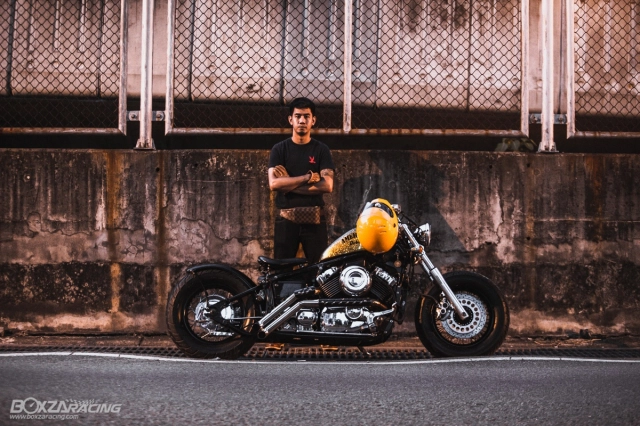 Yamaha dragstar 400 siêu ngầu và đầy cá tính với style bobber - 2