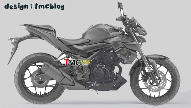 Yamaha mt-03 thế hệ mới tiết lộ hình ảnh phác thảo sắp ra mắt vào cuối năm nay - 3