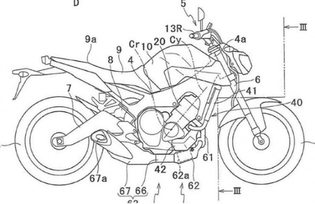 Yamaha mt-09 lộ diện bảng thiết kế động cơ turbo hoàn toàn mới - 3