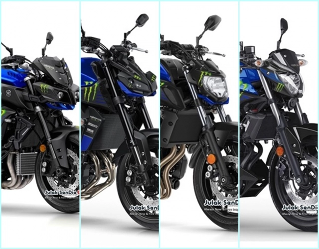 Yamaha mt-series lộ diện thiết kế mới theo phong cách monster motogp 2019 - 1