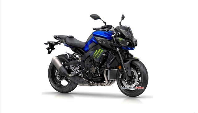 Yamaha mt-series lộ diện thiết kế mới theo phong cách monster motogp 2019 - 3