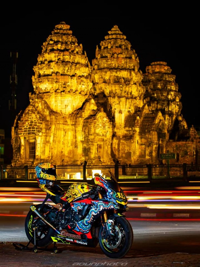 Yamaha r1 độ siêu phẩm ấn tượng với phong cách tem đấu rồng châu á - 6