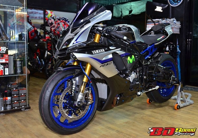 Yamaha r1m khá hấp dẫn với lối xây dựng đẳng cấp từ bd speed racing - 1