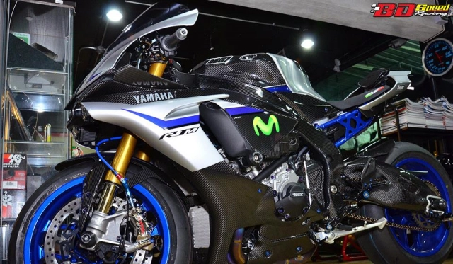 Yamaha r1m khá hấp dẫn với lối xây dựng đẳng cấp từ bd speed racing - 4