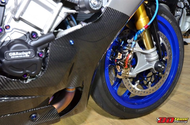 Yamaha r1m khá hấp dẫn với lối xây dựng đẳng cấp từ bd speed racing - 11