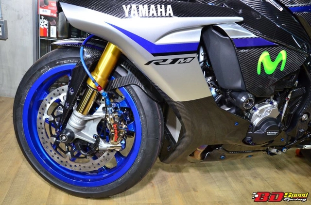 Yamaha r1m khá hấp dẫn với lối xây dựng đẳng cấp từ bd speed racing - 14
