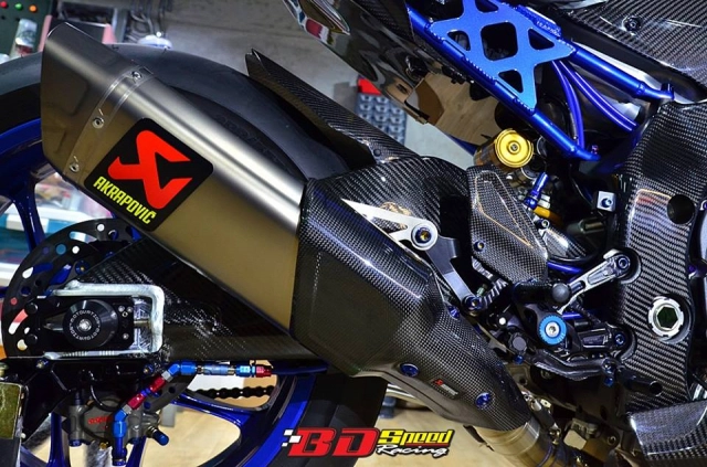Yamaha r1m khá hấp dẫn với lối xây dựng đẳng cấp từ bd speed racing - 17